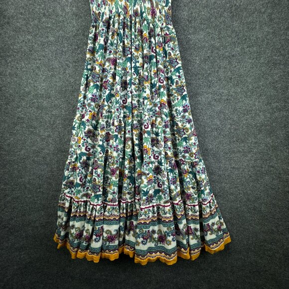 **SOLD**Soft Surroundings Kara Maxi Floral Dress Large Tiered Boho Cottagecore - Picture 6 of 14